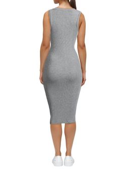 Style 1-4217418313-3855 Goldie Tees Gray Size 0 Free Shipping Grey Spandex Cocktail Dress on Queenly