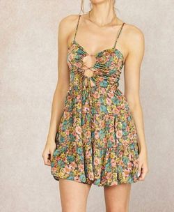 Style 1-69205728-3471 Illa Illa Brown Size 4 Sorority Casual Mini Free Shipping Cocktail Dress on Queenly