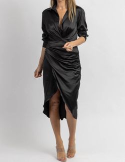 Style 1-886149352-2696 LUXXEL Black Size 12 Long Sleeve Polyester Sleeves Cocktail Dress on Queenly