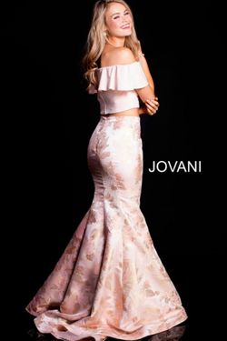 Style 59666 Jovani Pink Size 00 Floor Length Mermaid Dress on Queenly