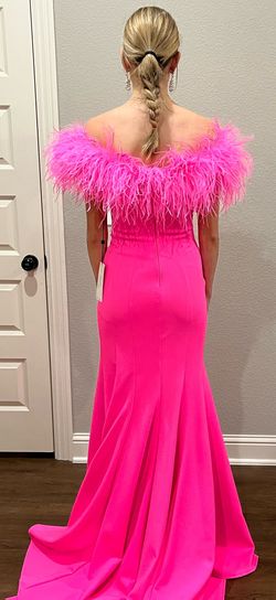 Style 11099 Ashley Lauren Pink Size 2 11099 Straight Dress on Queenly