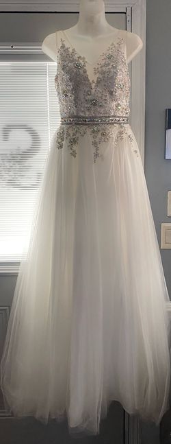 Rachel Allan White Size 6 Cotillion Pageant Floor Length Ball gown on Queenly