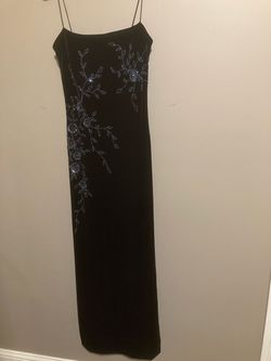 Style 252687 JS Boutique Black Size 10 Strapless Prom Medium Height A-line Dress on Queenly