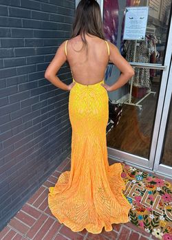 Style 06450 Jovani Multicolor Size 0 Tall Height 06450 Floor Length Mermaid Dress on Queenly