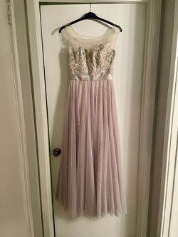 Watters & Watters Pink Size 2 Sweetheart Floor Length A-line Dress on Queenly