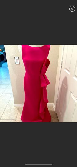 Eliza J Hot Pink Size 6 Homecoming Mermaid Dress on Queenly