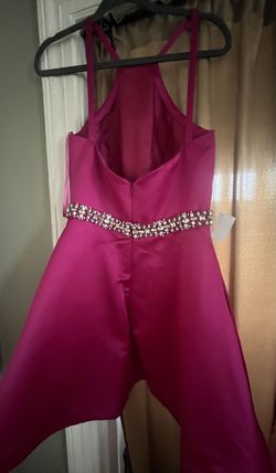 Ashley Lauren Pink Size 6 Homecoming Jersey Cocktail Dress on Queenly