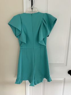 Style 06492 Jovani Green Size 2 50 Off Turquoise Jumpsuit Dress on Queenly