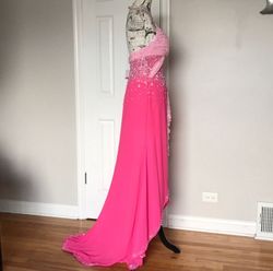 Pink Size 4 Side slit Dress on Queenly