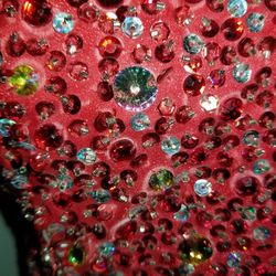 Panoply Red Size 4 Floor Length Jewelled Sequined Ball gown on Queenly