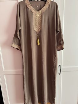 Brown Size 8 A-line Dress on Queenly