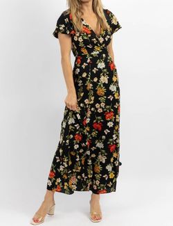 Style 1-100968698-3236 SUGARLIPS Black Size 4 Print Polyester Straight Dress on Queenly