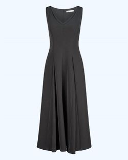 Style 1-1383651545-1901 Kay Unger Black Size 6 Pockets Free Shipping Jersey Cocktail Dress on Queenly