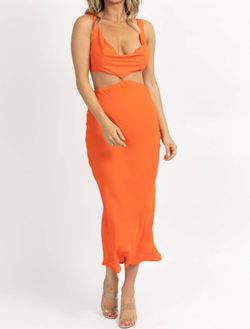 Style 1-1415865115-2696 OLIVACEOUS Orange Size 12 Blazer Plus Size Cocktail Dress on Queenly