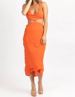 Style 1-1415865115-2696 OLIVACEOUS Orange Size 12 Blazer Plus Size Cocktail Dress on Queenly