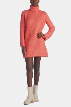 Style 1-1541595989-2901 STEVE MADDEN Orange Size 8 Long Sleeve Mini Cocktail Dress on Queenly