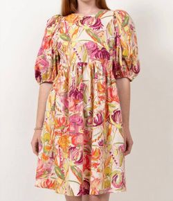 Style 1-1872320796-3236 Ivy Jane Orange Size 4 Summer Floral Sorority Print Cocktail Dress on Queenly