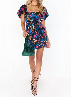 Style 1-1872400037-2791 Show Me Your Mumu Blue Size 12 Print Mini Cocktail Dress on Queenly