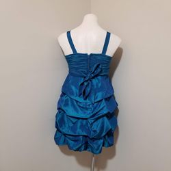 Style Actually-a-size-16 BCXGirl Blue Girls Size Cocktail Dress on Queenly