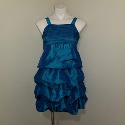 Style Actually-a-size-16 BCXGirl Blue Girls Size Cocktail Dress on Queenly