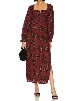 Style 1-2482888004-2588 Free People Red Size 0 Burgundy Sorority A-line Cocktail Dress on Queenly