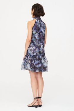Style 1-2637097731-2901 Marie Oliver Black Size 8 Sorority Rush Mini High Neck Pattern Cocktail Dress on Queenly