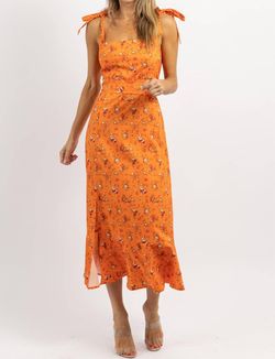 Style 1-3050424136-2901 oneeleven Orange Size 8 Polyester Cocktail Dress on Queenly