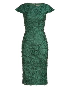 Style 1-3078476105-649 THEIA Green Size 2 Polyester Sleeves Tall Height 50 Off Cocktail Dress on Queenly