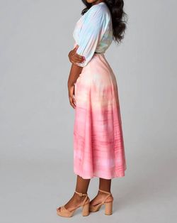 Style 1-3089525694-3011 BUDDYLOVE Pink Size 8 Jersey V Neck Side Slit Tall Height Cocktail Dress on Queenly