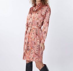 Style 1-3159025994-2168 ESQUALO Pink Size 8 Sleeves Mini Cocktail Dress on Queenly