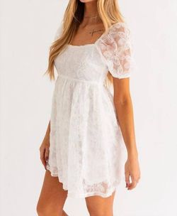 Style 1-3208778828-2696 LE LIS White Size 12 Sorority Sheer Mini Square Neck Cocktail Dress on Queenly