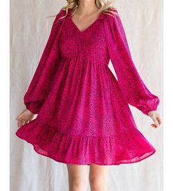 Style 1-3236487883-3236 Jodifl Pink Size 4 Free Shipping Print Tall Height Cocktail Dress on Queenly
