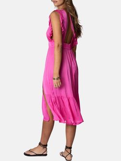 Style 1-3269888414-3471 Stillwater Pink Size 4 Backless Plunge Cocktail Dress on Queenly