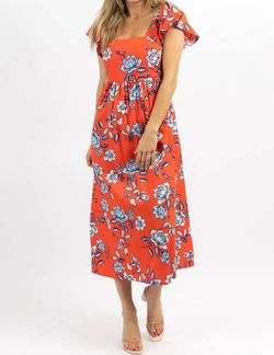 Style 1-3297290434-3855 SUGARLIPS Orange Size 0 Floral Cocktail Dress on Queenly