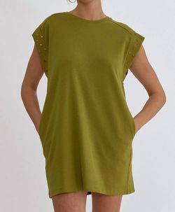 Style 1-3307826181-2696 entro Green Size 12 Free Shipping Plus Size Summer Casual Tall Height Cocktail Dress on Queenly