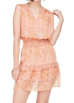 Style 1-3616696112-3236 Joy Joy Nude Size 4 Mini Cocktail Dress on Queenly
