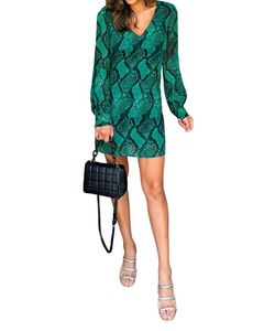 Style 1-3708116629-3899 LAVENDER BROWN Green Size 0 Long Sleeve Mini Cocktail Dress on Queenly