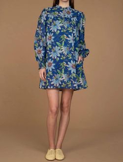 Style 1-4028804774-2790 Olivia James the Label Blue Size 12 Cocktail Dress on Queenly