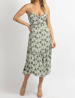 Style 1-4177128244-3855 One and Only Collective Green Size 0 Floral Cocktail Dress on Queenly