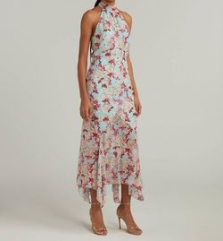 Style 1-597337765-1498 SALONI Blue Size 4 Silk Cocktail Dress on Queenly