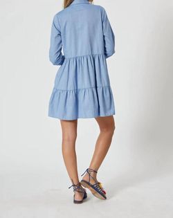Style 1-647074015-3775 THE SHIRT Blue Size 16 Tall Height Plus Size Cocktail Dress on Queenly