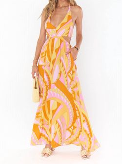 Style 1-659549370-3899 Show Me Your Mumu Yellow Size 0 Military Halter Straight Dress on Queenly