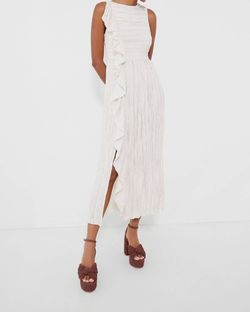 Style 1-837153109-1901 Ulla Johnson White Size 6 Bachelorette Cocktail Dress on Queenly