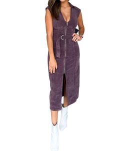 Style 1-841643351-3011 LE LIS Purple Size 8 Jersey Side Slit Cocktail Dress on Queenly