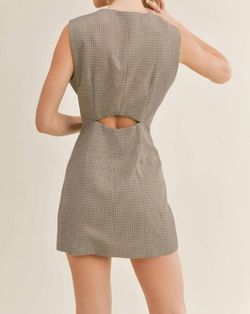 Style 1-927107961-2791 SAGE THE LABEL Gray Size 12 Free Shipping Blazer Mini Cocktail Dress on Queenly