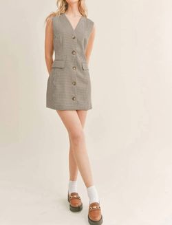 Style 1-927107961-2791 SAGE THE LABEL Gray Size 12 Free Shipping Blazer Mini Cocktail Dress on Queenly