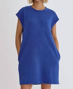 Style 1-935441943-2696 entro Royal Blue Size 12 Tall Height Polyester Cocktail Dress on Queenly