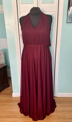 Style 62026 House of Wu Red Size 28 Belt 62026 A-line Dress on Queenly