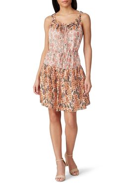 Style 1-1064813836-1498-1 Anna Sui Pink Size 4 Mini Free Shipping Tall Height Sorority Rush Cocktail Dress on Queenly