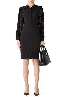 Style 1-1843936300-1498-1 BADGLEY MISCHKA Black Size 4 Spandex Free Shipping Sleeves Straight Cocktail Dress on Queenly